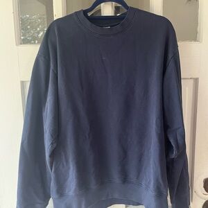 Sporty & Rich Dark Blue Crewneck Sweater